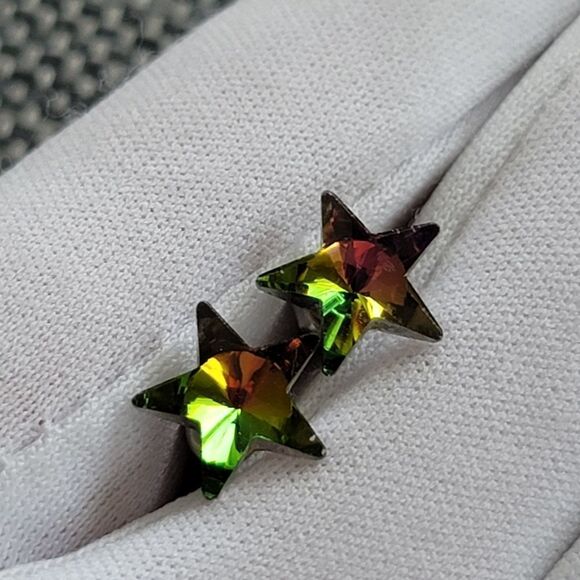 Earrings Mini Multicolor Star Stud Earrings #0101 - Picture 9 of 10